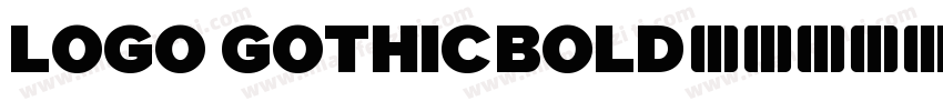 Logo Gothic-Bold字体转换